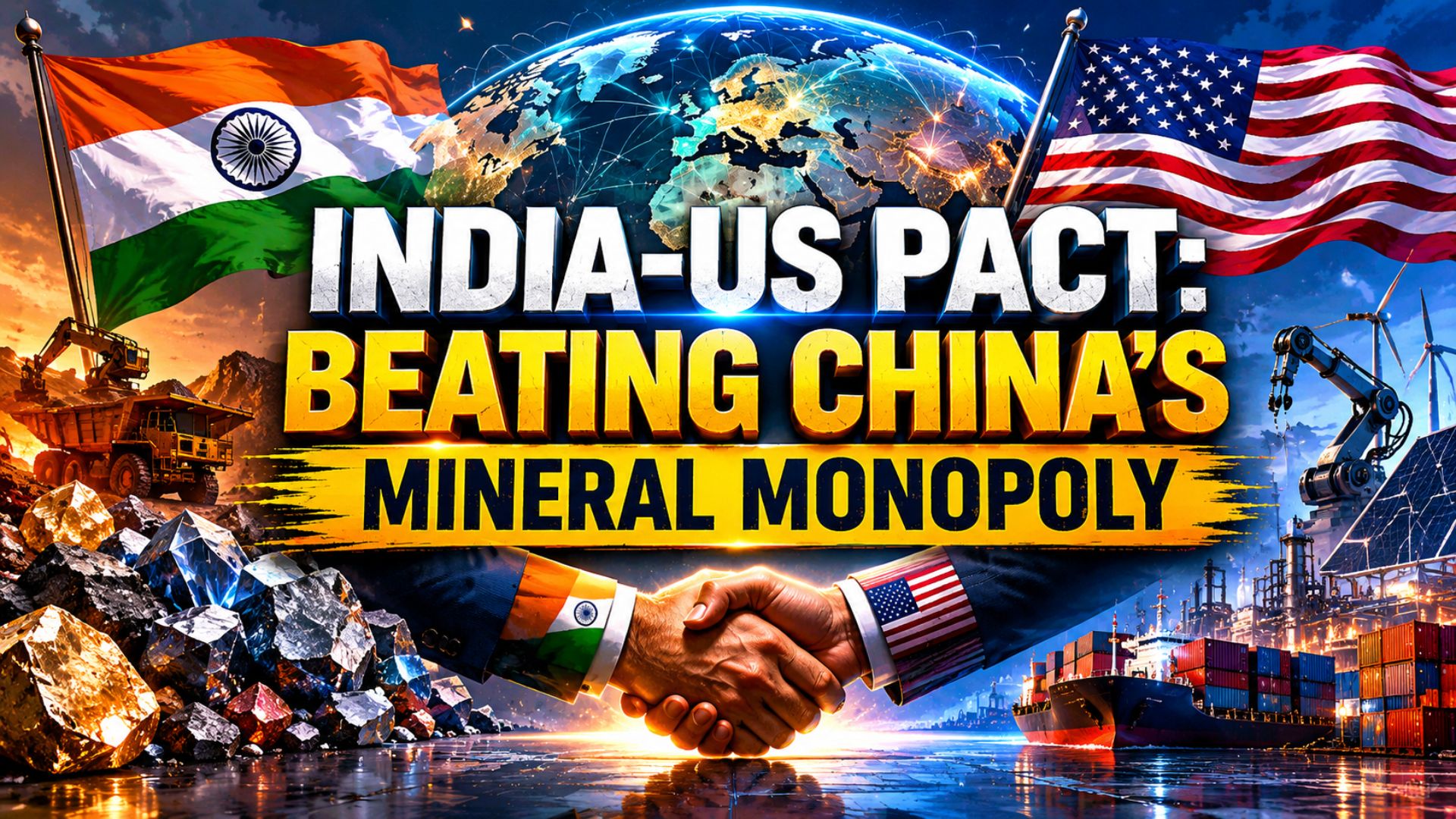 India-US Pact: Beating China’s Mineral Monopoly
