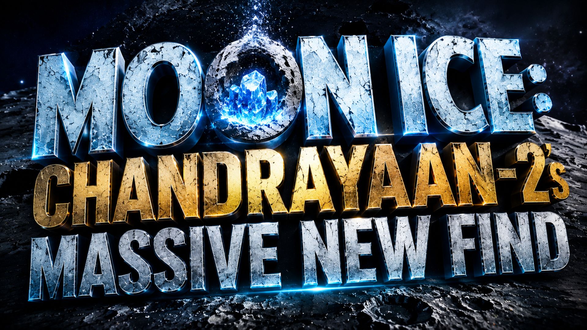 Moon Ice: Chandrayaan-2's Massive New Find