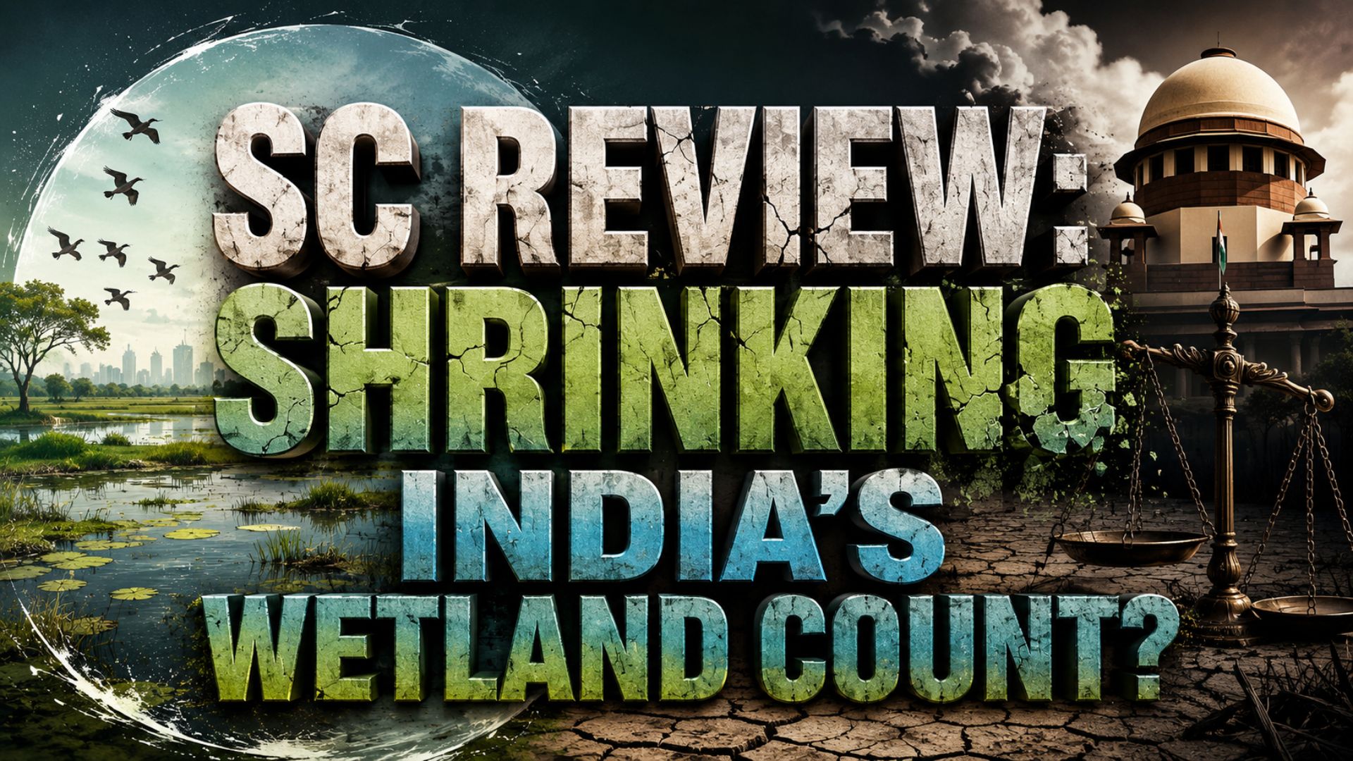 SC Review: Shrinking India's Wetland Count?